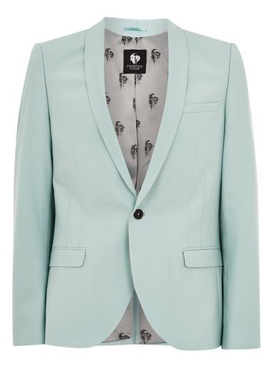 Topman Mens Green Twisted Tailor Mint 'ellroy' Blazer