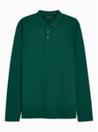 Selected Homme Mens Green Selected Homme Wave Waffle Polo