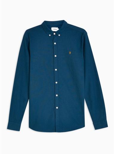 Farah Mens Farah Blue Slim Shirt*