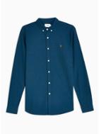 Farah Mens Farah Blue Slim Shirt*