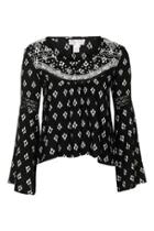 Topshop Indian Print Blouse By Band Of Gypsies