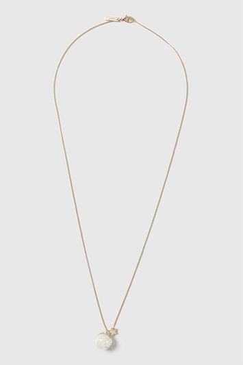 Topshop Crystal Shaker Pendant Necklace