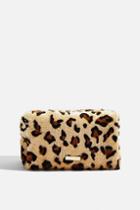 Topshop *leopard Makeup Bag By Skinnydip