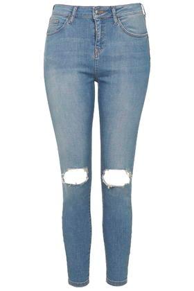 Topshop Moto Cain Ripped Jeans