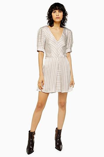 Topshop Burnout Mini Dress