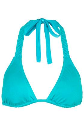 Topshop Braided Triangle Bikini Top