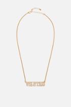 Topshop *wanted Necklace By Skinnydip