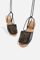 Topshop Halle Wrap Around Sandals