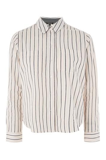 Topshop Thin Stripe Shirt