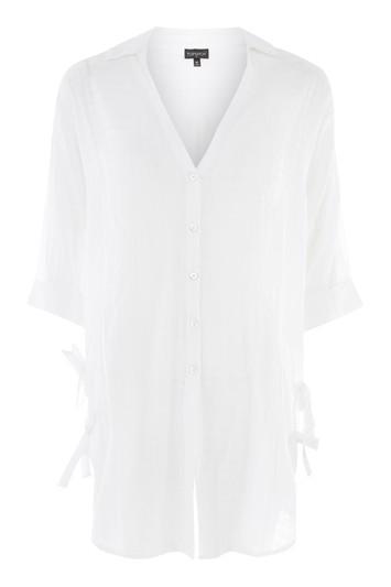 Topshop Jacquard Beach Shirt