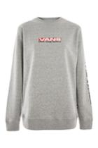 Topshop Side Waze Crew Neck Jumper By Vans