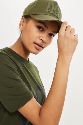 Topshop Silicon Logo Cap By Ivy Park