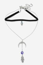 Topshop Moon Choker Necklace Multipack