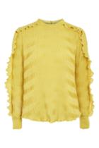 Topshop Diana Ruffle Blouse By Yas