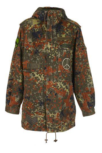 Topshop Camouflage Longline Parka By Topshop Finds