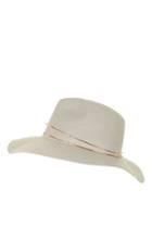 Topshop Double Metal Trim Fedora