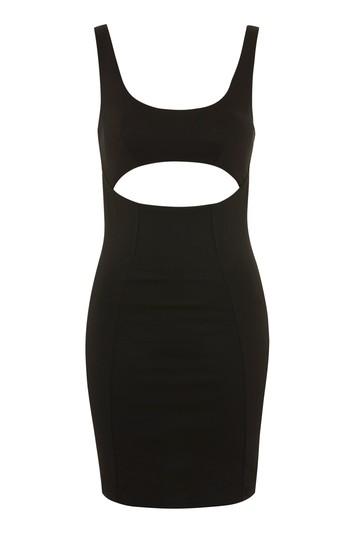 Topshop Slash Bust Vest Bodycon Dress