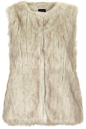 Topshop Faux Fur Pelted Gilet