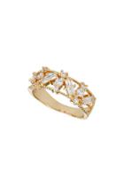 Topshop Gold Plated Wide Band Ring