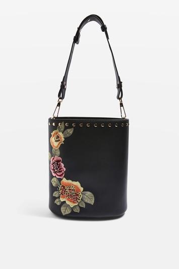Topshop Sadie Floral Bucket Bag
