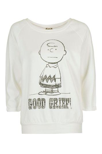 Topshop Charlie Brown Sweatshirt By Daydreamer