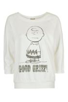 Topshop Charlie Brown Sweatshirt By Daydreamer