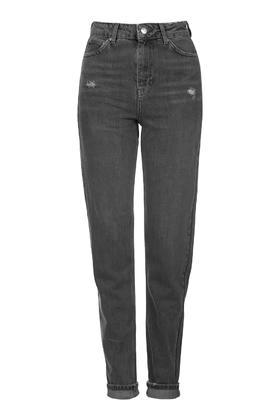 Topshop Tall Pretty Grey Mom Jeans