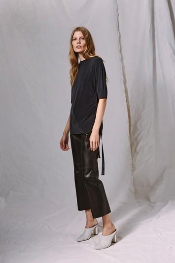 Topshop Cut Out Detail T-shirt By Boutique