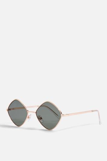 Topshop Diamond Frame Sunglasses