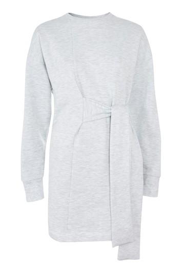 Topshop Oversized Belted Sweat Top