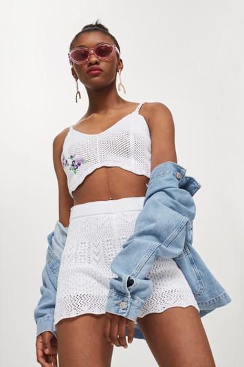 Topshop Stitchy Shorts