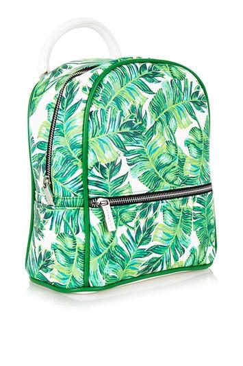Topshop *charlie Palm Backpack By Skinnydip