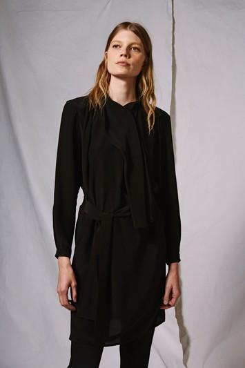 Topshop Scarf Drape Shift Dress By Boutique