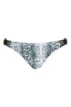 Topshop Snake Print Bikini Pant