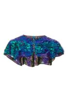 Topshop Sequin Cape By Rosa Bloom
