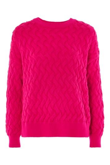 Topshop Plait Detail Jumper