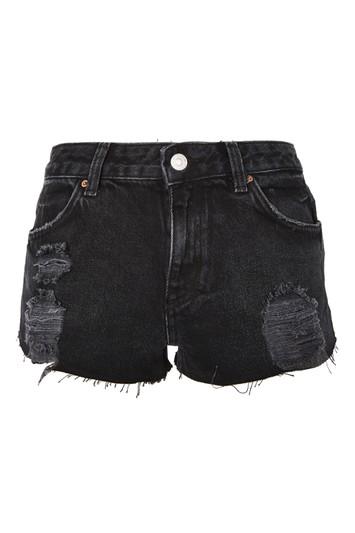 Topshop Moto Denim Cory Low Rise Shorts