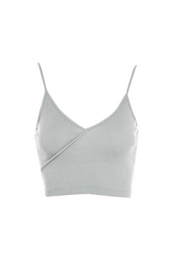 Topshop Tall Wrap Crop