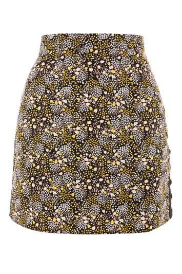 Topshop Ditsy Floral Ring Side Mini Skirt