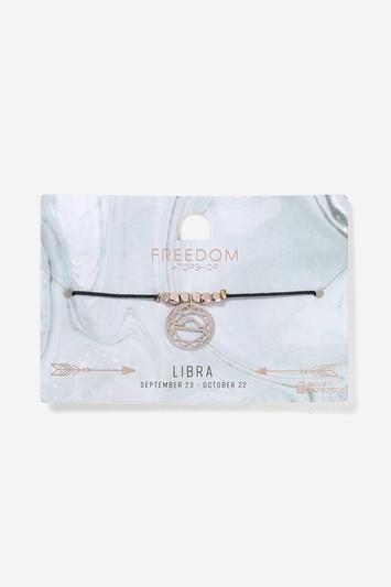 Topshop Libra Horoscope Fili Disc Bracelet