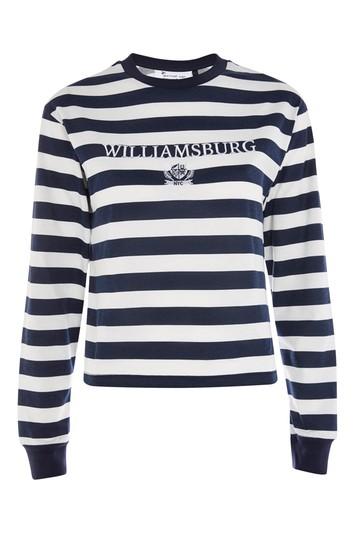 Topshop Williamsburg Stripe Top By Tee & Cake