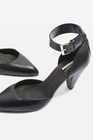 Topshop Jazzie Two Part Cone Heel Shoes
