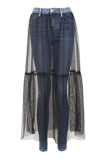 Topshop Moto Tulle Skirt Jamie Jeans