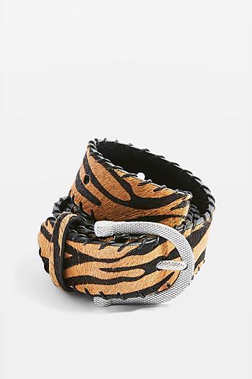 Topshop Tiger Print Belt