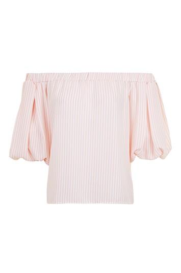 Topshop *inna Bardot Top By Tfnc