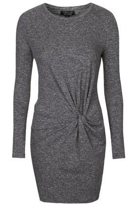 Topshop Knot Front Mini Dress