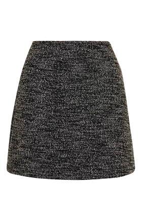 Topshop Tall Boucle A-line Skirt