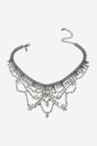 Topshop Crystal Rhinestone Collar Necklace