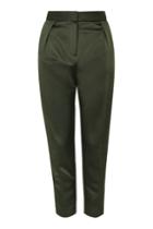 Topshop Tall Structured Twill Peg Trouser