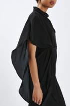 Topshop '80s Asymmetric Drape Dress By Boutique